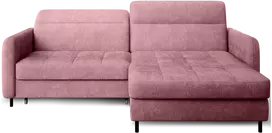Kampinė sofa Gomsi, Modern, Rožinė