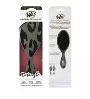 Wet Brush Original Detangler Safari plaukų šepetys Dark Grey Leopard