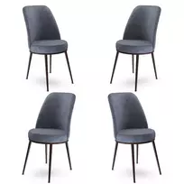 Kėdžių rinkinys (4 dalys), Hanah Home, Fume Ruda, 45 x 89 x 42, cm