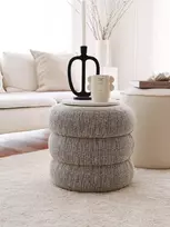 Pufas Hanah Home Boum, pilkas, 40 x 40 x 40