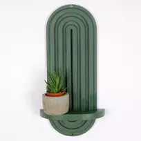 Sieninė lentyna, Hanah Home, žalia, 40 x 20 x 9, cm
