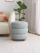 Pufas Hanah Home Boumy, mėlyna Pilka, 42 x 44 x 42