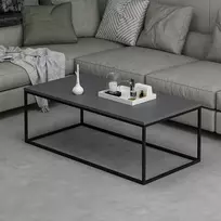 Kavos staliukas, Hanah Home, antracitas, 120 x 42 x 60, cm