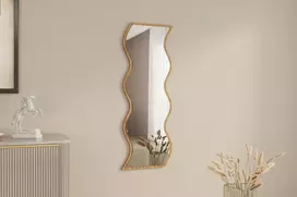 Veidrodis, Hanah Home, baltas Natūralus, 40 x 120 x 2,2, cm