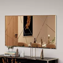 Veidrodis, Hanah Home, bronza, 60 x 120 x 2,2, cm