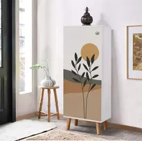 Batų spintelė, Hanah Home, balta, 50 x 135 x 38, cm