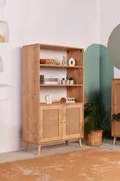 Knygų lentyna, Hanah Home, Ąžuolas, 40 x 110 x 90, cm