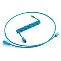 CableMod Classic Coiled Keyboard Cable USB-C to USB Type A, Midnight Black - 150cm