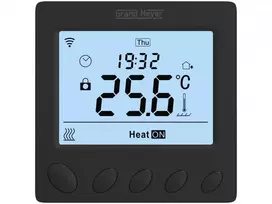 Programuojamas termostatas Grand Meyer W390 su WIFI (laidinis, savaitinis, potinkinis, 230V, 16A)
