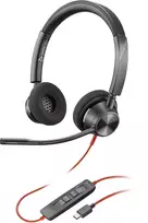 Ausinės Poly Blackwire 3320 MS Teams USB-C Headset Black