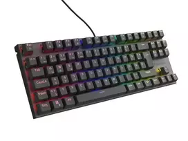 GAMING KEYBOARD GENESIS THOR 303 TKL DE RGB BACKLIGHT MECHANICAL BROWN BLACK HOT SWAP