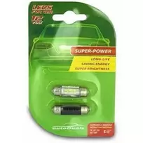 Automobilio lemputė AutoDuals CB8541631, LED, balta, 12 V