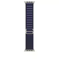 Apyrankė Apple Watch 49mm Navy Alpine Loop - Medium - Natural Titanium Finish
