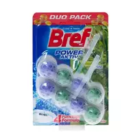 WC valiklis-gaiviklis BREF POWER AKTIV PINE, 2×50 g