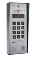 Laskomex CD-2600R audio with stainless steel RFID key reader, in surface-mounted housing.