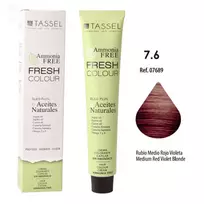 „Eurostil Fresh Colour“ balinimo kremas 7,6, vidutinio šviesumo raudonai violetinis, be amoniako, 1 vnt.