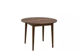 Ištraukiamas valgomojo stalas, Hanah Home, Riešutas, 100 x 75 x 100, cm
