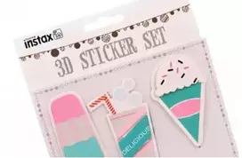 instax 3D lipdukų rinkinys "Summer" (9 vnt)