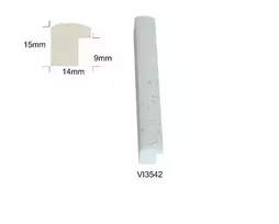 Rėmelis 21x30 plast VF3542 Notte kreminis su auksu | 14mm