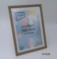 Rėmelis 21x30 plast VF3528 Notte rudas su ruoželiais | 14mm