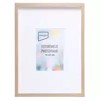 Rėmelis 21x30 AMRI med | su įgilintu pasportu nuotr. 13x18 | Šviesiai Rudas | 14mm