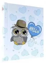 Albumas GED DRS10 HELLO OWL BLUE 22,8x28  | 20 magnet psl | spiralinio rišimo | max 10x15 80