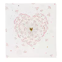 Svečių-užrašų knyga GOLDBUCH 48062 Golden Heart 23x25 176psl | balti lapai [V]