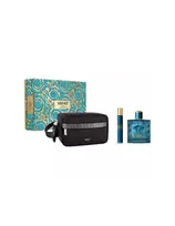 Versace Eros Eau De Toilette Spray 100ml Christmas Set 3 Pieces