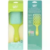Wet Brush Paddle Detangler Feel Good Ombre Green/Blue - plaukų šepetys