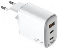 CELLY UP TC 1 USB 2 USB-C 65W WH, PCHCLLUPTC1USB2USBC65