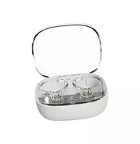Ausinės į ausis STREETZ, permatomos, baltos / T150-WHT/ 6612031