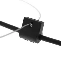 Adapterių žiedų tvirtinimo spaustukai DELTACO, 5 vnt., juodi / HDMI-ARACCX5 / 1902498
