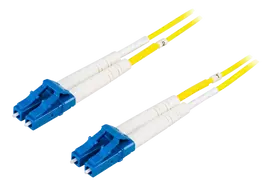 OS2 Optinis kabelis DELTACO, LC - LC, duplex, singlemode, 15m / LCLC-15S