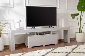 TV stovas, anklavas, pilka, 180 x 50 x 31,3 cm