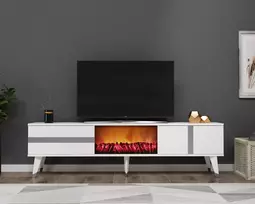 TV stovas, Varna Židinys, Balta Sidabras, 150 x 50 x 29,6 cm