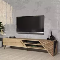 TV blokas, Berilas, ąžuolas, 180 x 37 x 40 cm