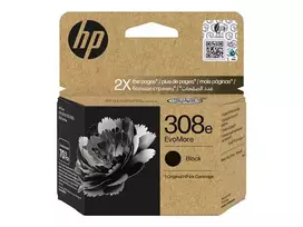 HP 308e EvoMore rašalo kasetė, juoda