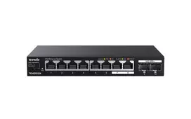 Tenda TEM2010X tinklo komutatorius 2.5G Ethernet (100/1000/2500) Desktopas Juoda