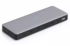 DIGITUS Docking USB-C->HDMI,DP,USBA,USBC,RJ45,DC,Audio silbe