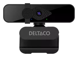 Internetinė kamera DELTACO, 2K QHD su 360° pasisukimu, pakreipiama aukštyn/žemyn, 2MP, black  / W-200 / 1902913