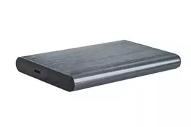 GEMBIRD EE2-U3S-6 HDD / SSD įrenginio korpusas 2,5 colio su C tipo USB jungtimi USB 3.1 šlifuotas aliuminio pilkas
