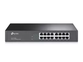 TP-Link TL-SF1016DS tinklo komutatorius Ne-valdomas Fast Ethernet (10/100) 1U Juoda