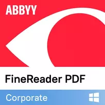PDF redagavimo programa ABBYY FineReader PDF Corporate, Remote User Volume licencija, 1 metų prenumerata, 5–25 vartotojų, Windows