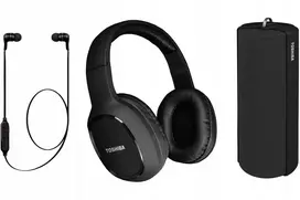 Ausinės Toshiba Triple Pack HSP-3P19-II Black