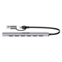 UNITEK HUB USB-A/C 7IN1USB-A PORTS 5GBPS