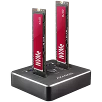 AXAGON ADSA-M2C DUAL NVMe CLONE MASTER DOCK SuperSpeed USB-C 10Gbps docking station