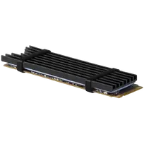 AXAGON CLR-M2L3 passive - M.2 SSD, 80mm SSD, ALU body, silicone thermal pads, height 3mm