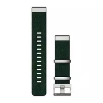 Apyrankė Garmin QuickFit 22 Watch Bands, Jacquard-weave nylon strap  Pine green