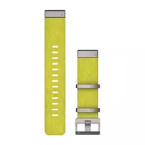 Apyrankė Garmin QuickFit 22 Watch Bands, Jacquard-weave nylon strap  Yellow/Green