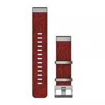 Apyrankė Garmin QuickFit 22 Watch Bands, Jacquard-weave nylon strap  Red